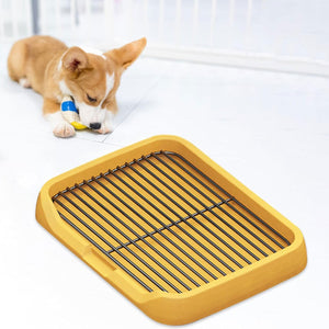 Flat Dog Toilet Tray With Iron Frame