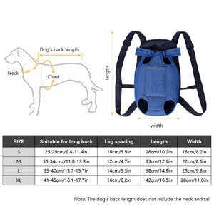 Pet Outdoor Backpack Breathable Anti Scratch for Cats Dogs Travel Hiking Use