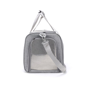 Pet Travel Bag - Foldable Breathable Cat & Dog Carrier (50cm)