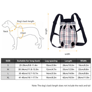 Pet Outdoor Backpack Breathable Anti Scratch for Cats Dogs Travel Hiking Use