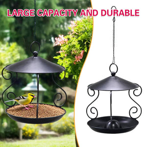 Hanging Metal Bird Feeder for Outdoor Garden & Wild Birds