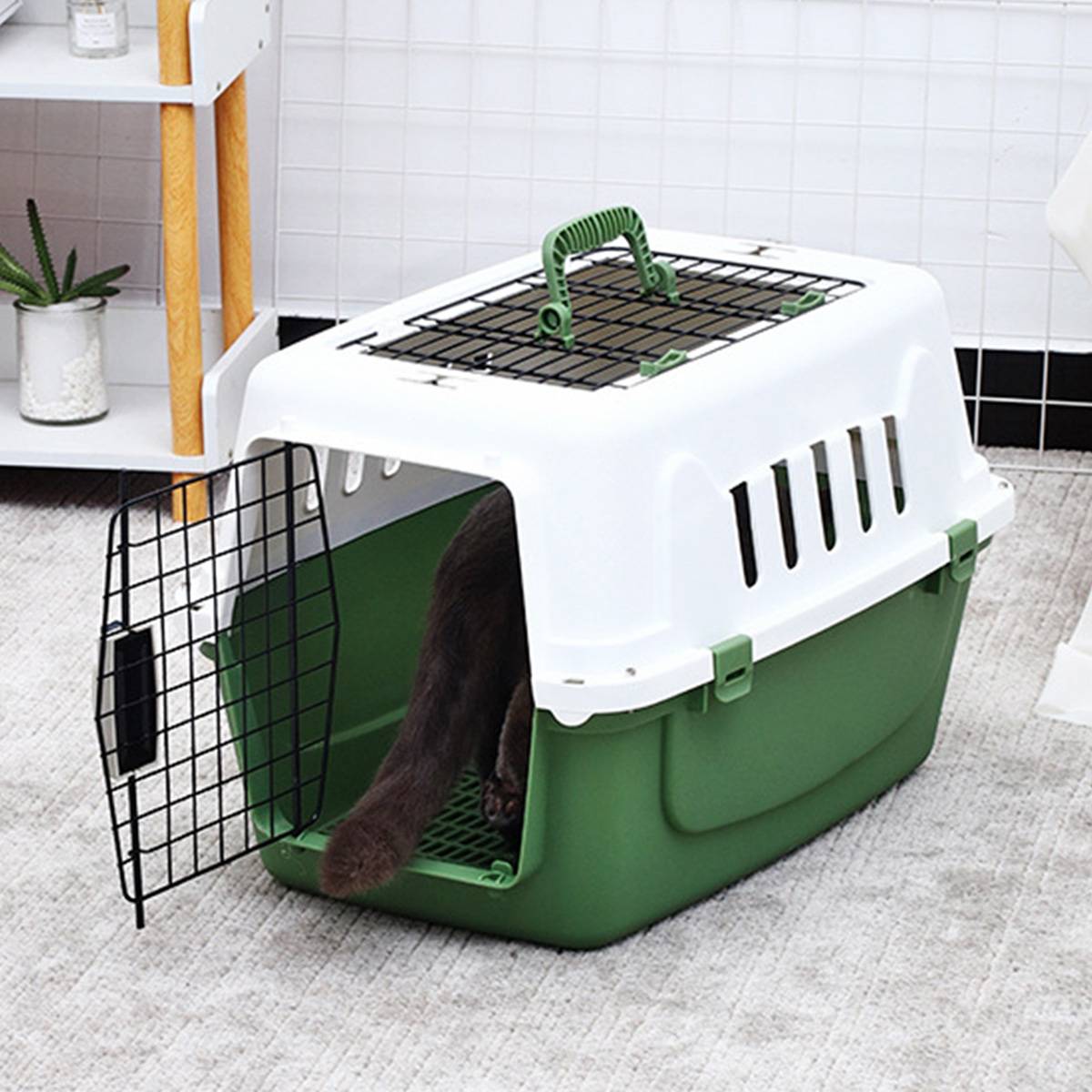 Pet Airline Crate - Travel Carrier for Cats & Dogs (IATA Style)
