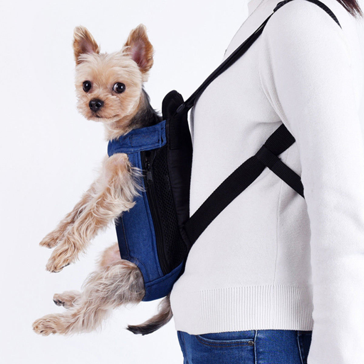 Pet Outdoor Backpack Breathable Anti Scratch for Cats Dogs Travel Hiking Use