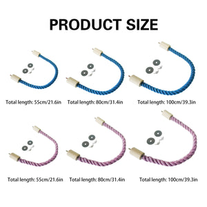 Flexible Bird Rope Perch for Parrots & Pet Birds 55–100cm Options