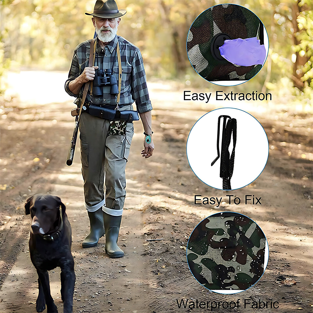 Dog Training Pouch With 2 In 1 Whistle Clicker