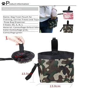 Dog Training Pouch With 2 In 1 Whistle Clicker