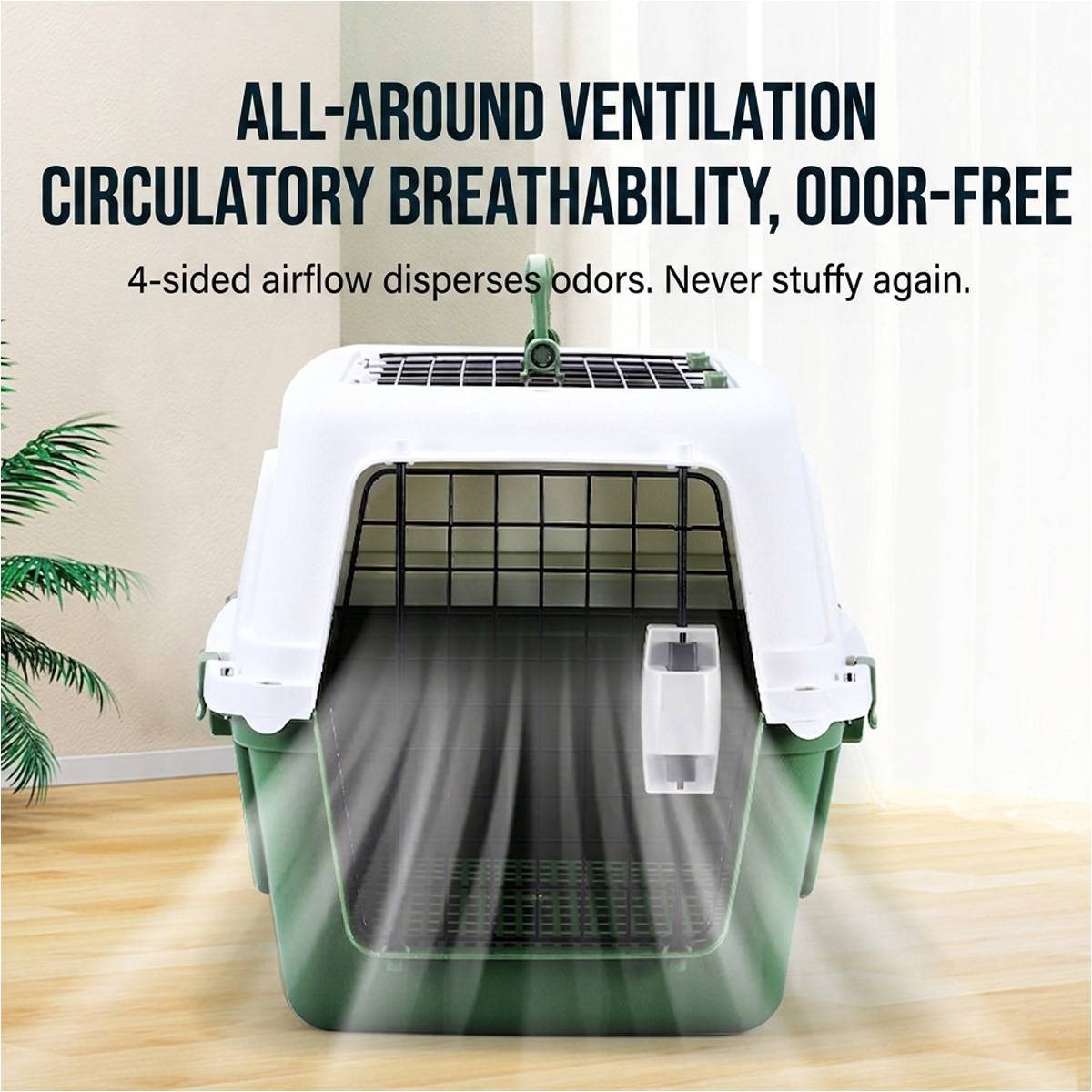 Pet Airline Crate - Travel Carrier for Cats & Dogs (IATA Style)