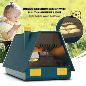 Smart 10 Egg Incubator With Automatic Turning & LED Candling