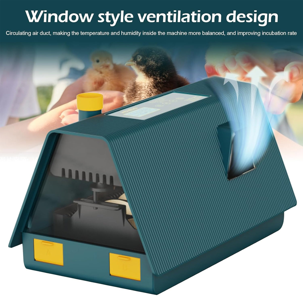 Smart 10 Egg Incubator With Automatic Turning & LED Candling