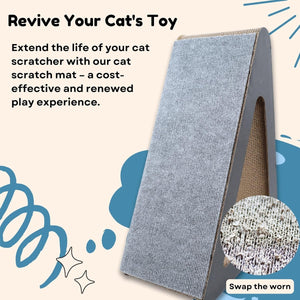 Wall Mounted Cat Climbing Mat Self-Adhesive Scratcher