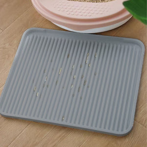Anti-Tracking Cat Litter Mat Grey 43cm