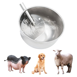 Stainless Steel Pig Drinking Bowl Automatic Refill