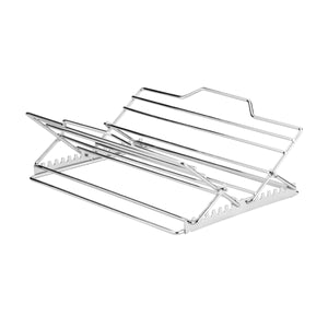 Adjustable Stainless Steel Roast Rack Foldable BBQ Holder