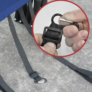 Foldable Pet Stairs for Small Dogs & Cat Non-Slip Steps with Safety Clip