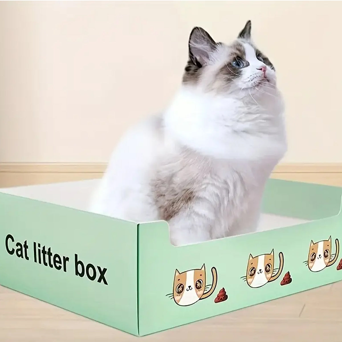 Disposable Cat Litter Box Foldable Waterproof Set