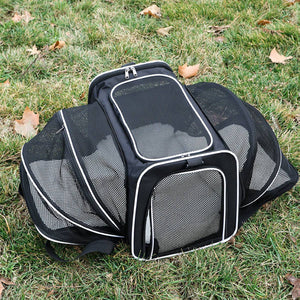 Cat Carrier Bag - Extended Portable Pet Bag for Small Dogs