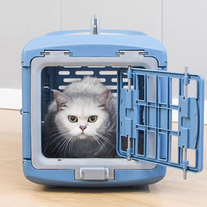 Foldable Pet Carrier Portable Travel Box For Small Pets