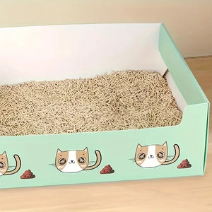 Disposable Cat Litter Box Foldable Waterproof Set