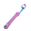 Three-Head Cleaning Tool for Pets with Soft Dog Toothbrush Design