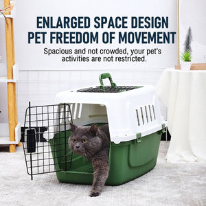 Pet Airline Crate - Travel Carrier for Cats & Dogs (IATA Style)
