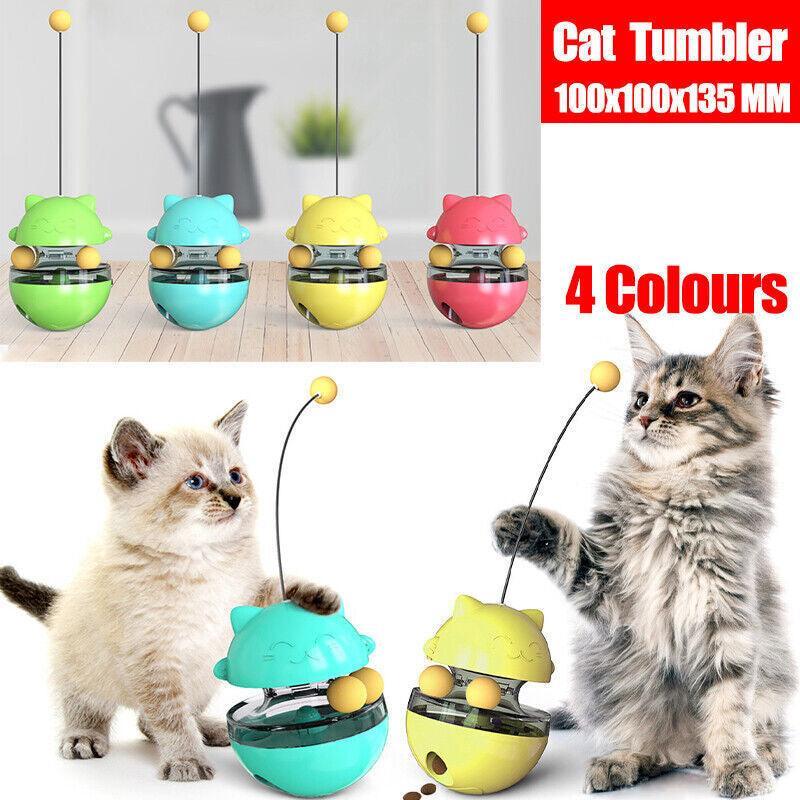 Interactive Cat Treat Ball for Self-Play and Slow Feeding