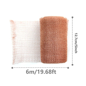 Woven Copper Mesh Roll 15cm x 6m for Gardening Pest Control