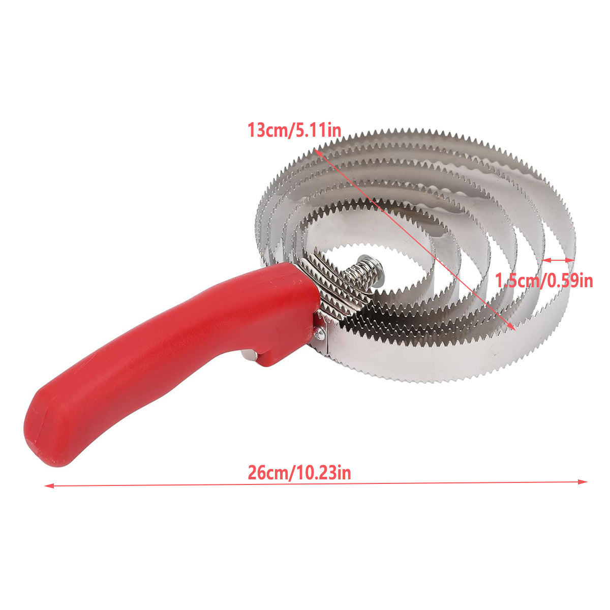 Stainless Steel Grooming Brush Ring Comb For Horses & Cattle