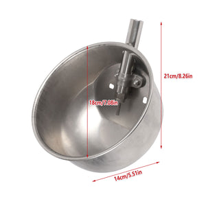 Stainless Steel Pig Drinking Bowl Automatic Refill