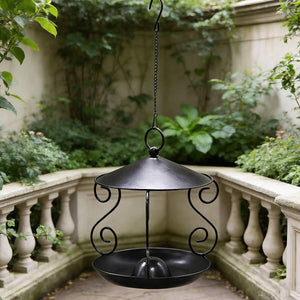 Hanging Metal Bird Feeder for Outdoor Garden & Wild Birds
