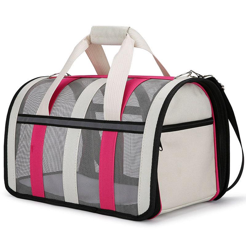 Spacious Travel Bag with Mesh Ventilation Ideal Pet Carriers for Cats