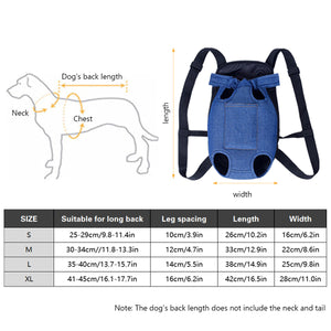Pet Outdoor Backpack Breathable Anti Scratch for Cats Dogs Travel Hiking Use