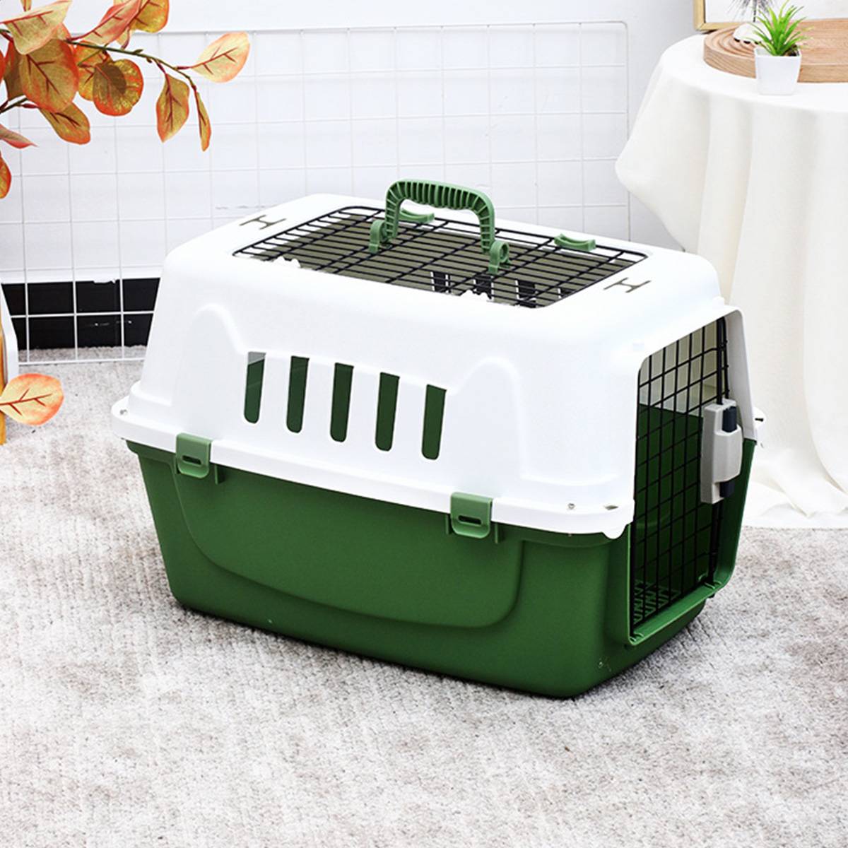 Pet Airline Crate - Travel Carrier for Cats & Dogs (IATA Style)