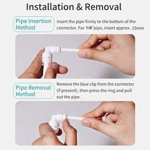 Water Purifier Tubing - 2-Pipe 10M RO Faucet Outlet Hose