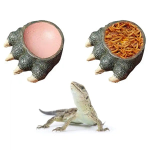Dinosaur Claw Reptile Water Dish