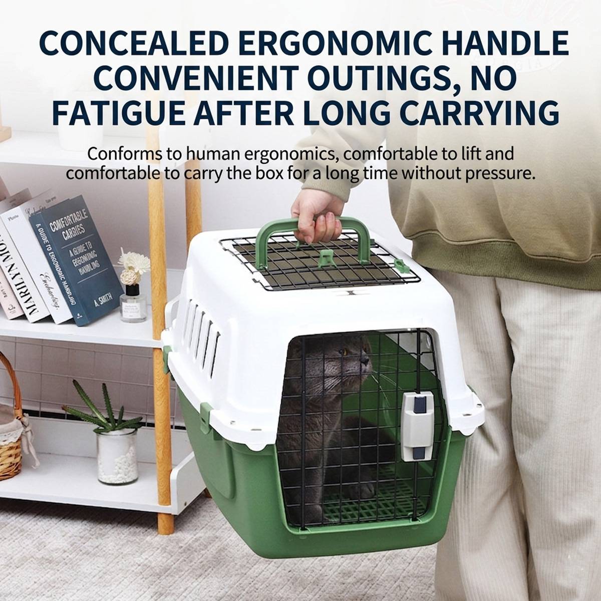 Pet Airline Crate - Travel Carrier for Cats & Dogs (IATA Style)