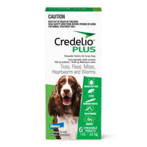 Credelio Plus Chewable Tablets For Large Dogs 11.1-22kg