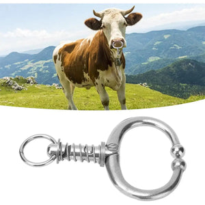 Stainless Steel Cattle Nose Clamp Secure & Durable Farm Handling Tool