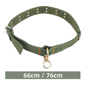 Adjustable Sheep Collar for Goats & Working Dogs Heavy-Duty Canvas Design