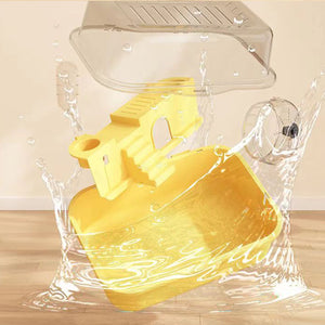 Double-Level Hamster Cage With Acrylic Lid 35cm