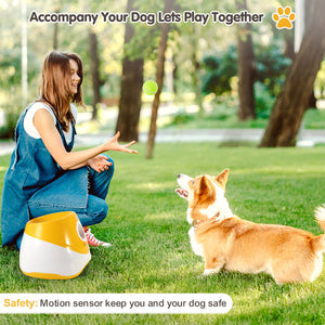 Pet Ball Thrower Outdoor Elastic Tennis Launcher Dog Toy Automatic Ball Machine