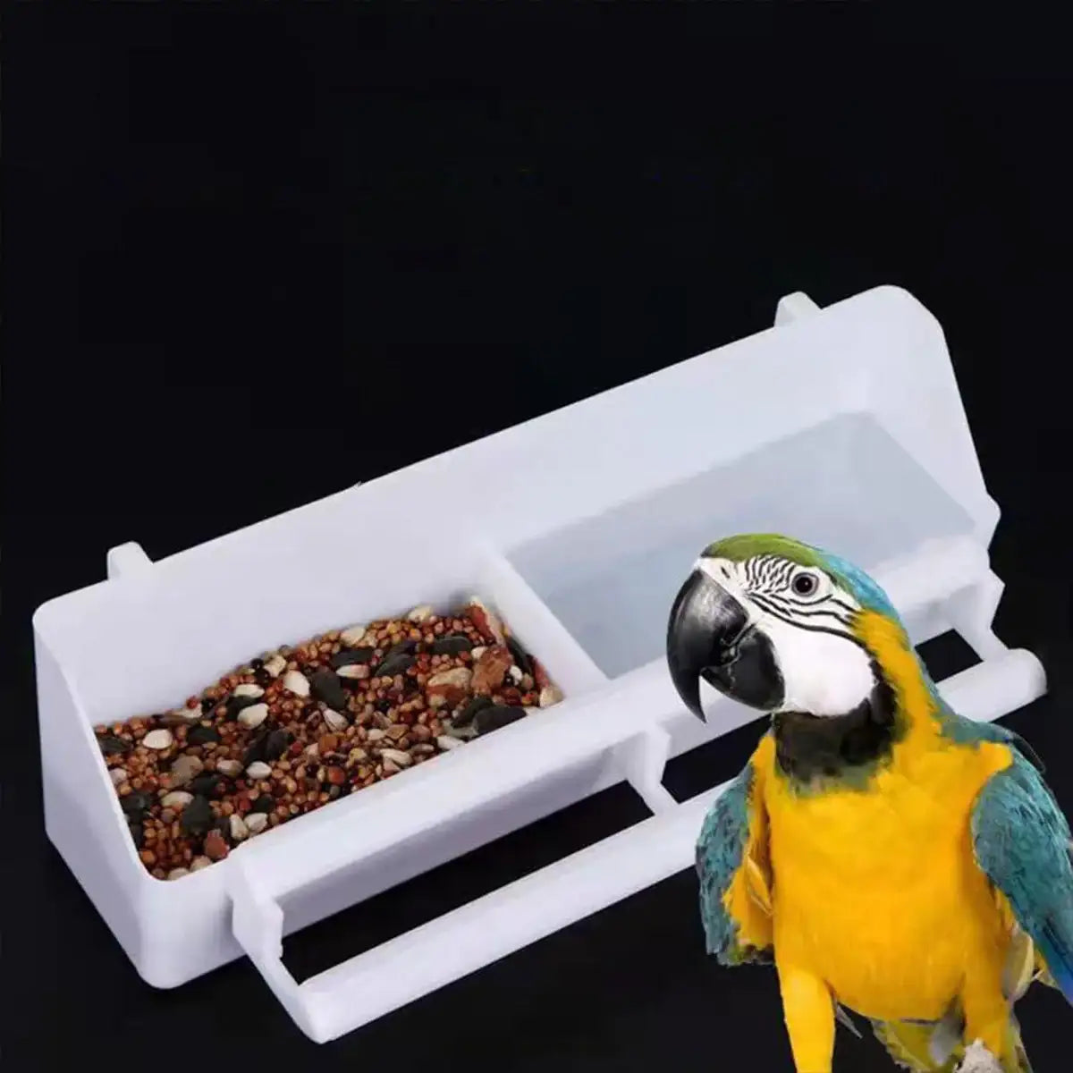 Large Hanging Bird Feeder And Water Bowl Set For Small Birds