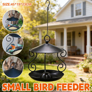 Hanging Metal Bird Feeder for Outdoor Garden & Wild Birds