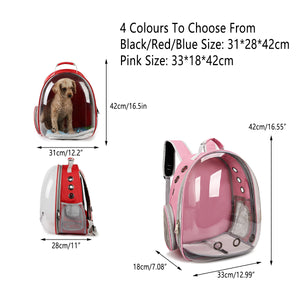 Pet Carrier Backpack With Bubble Window For Small Pets