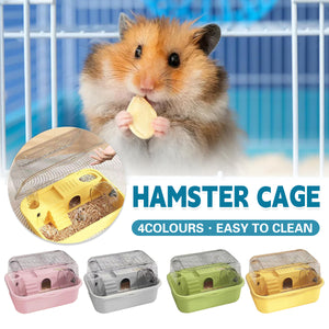 Double-Level Hamster Cage With Acrylic Lid 35cm