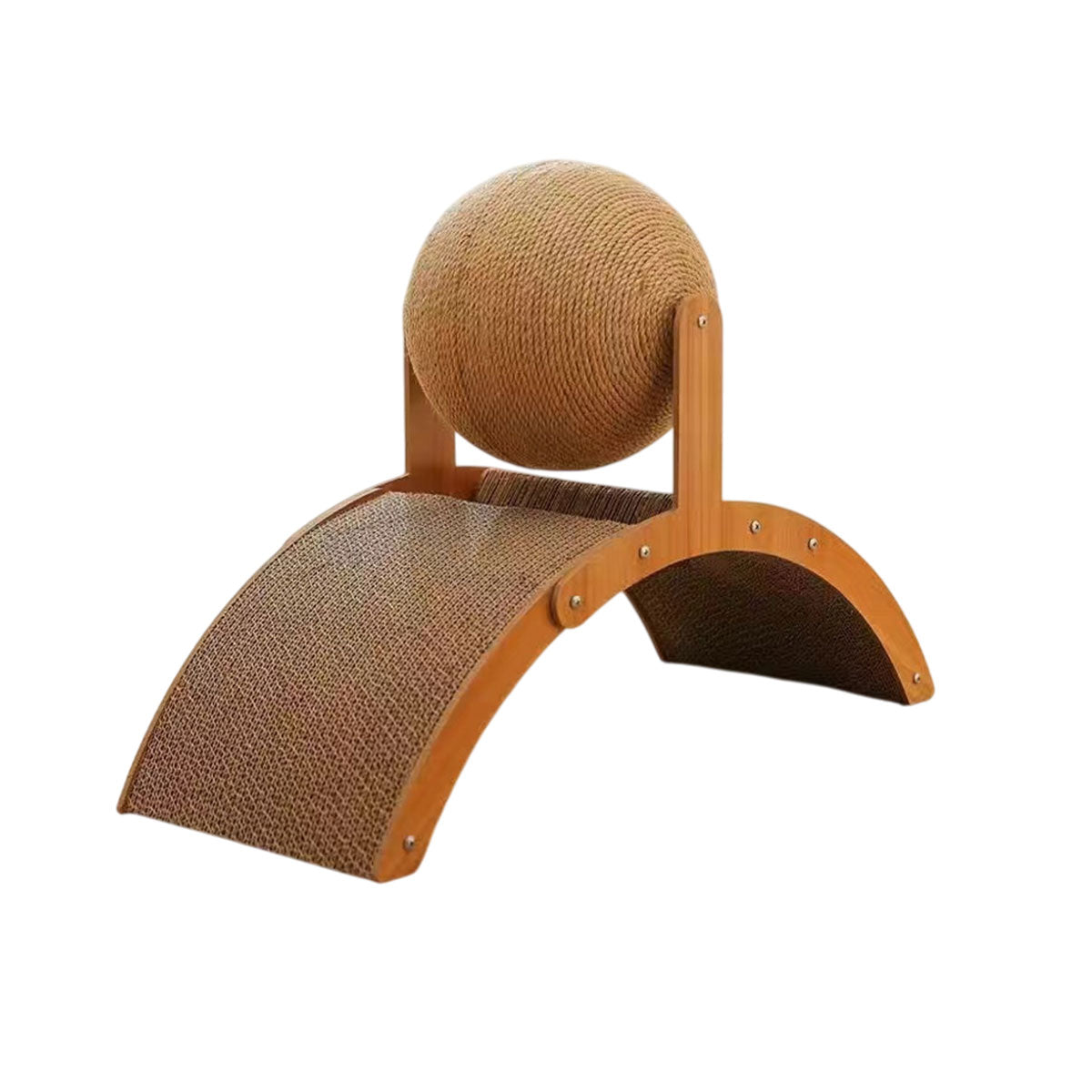 Vertical Cat Scratching Board With Sisal Ball