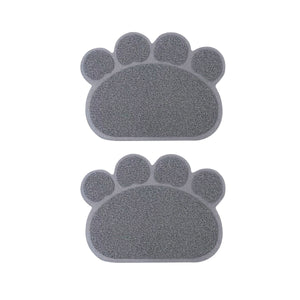 2PCS PVC Pet Litter Mat Non-Slip