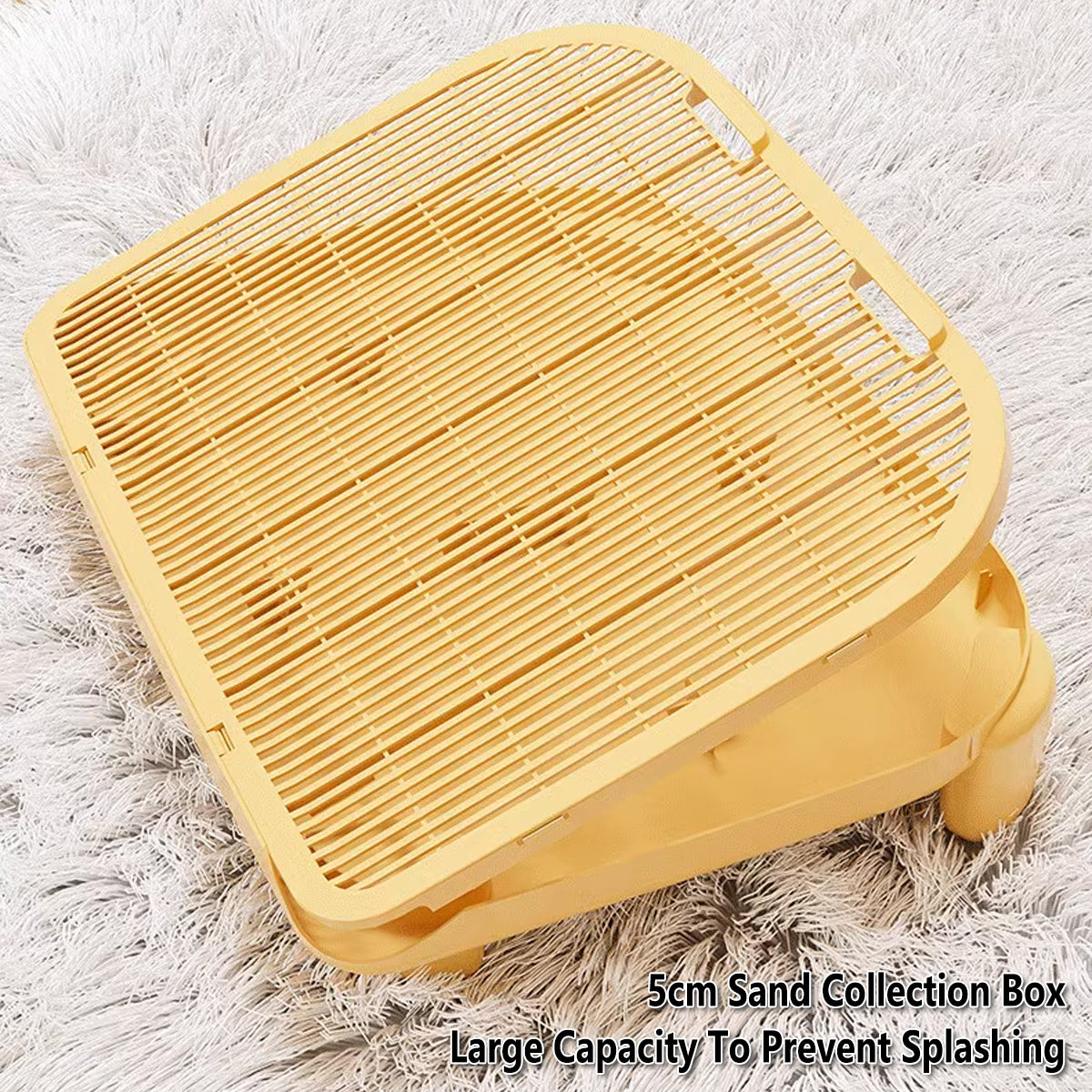 Double Layer Cat Litter Mat With Deep Tray Design