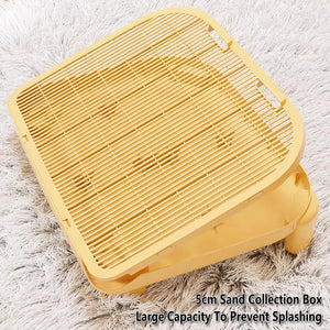 Double Layer Cat Litter Mat With Deep Tray Design