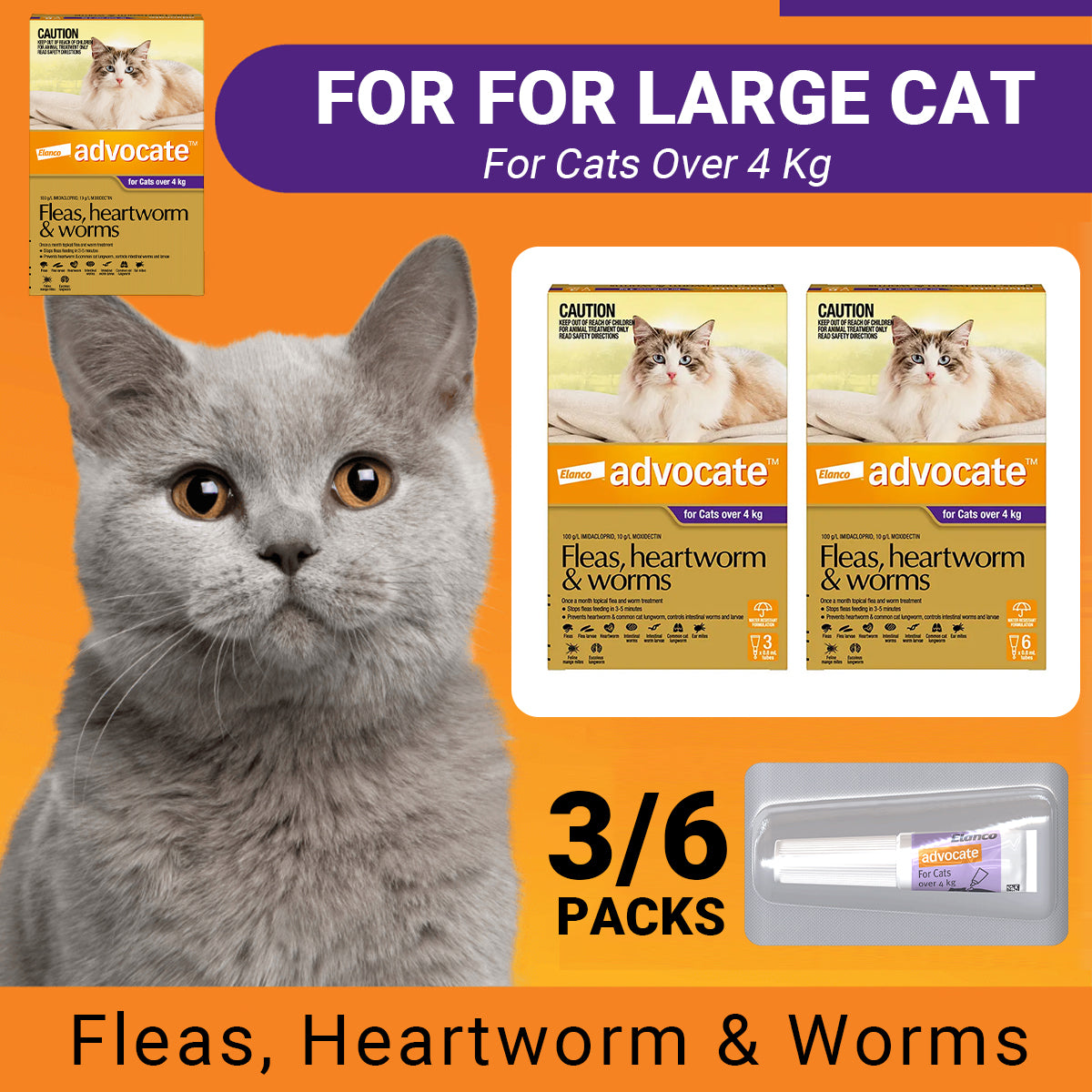 Advocate Spot-On For Cats Over 4kg