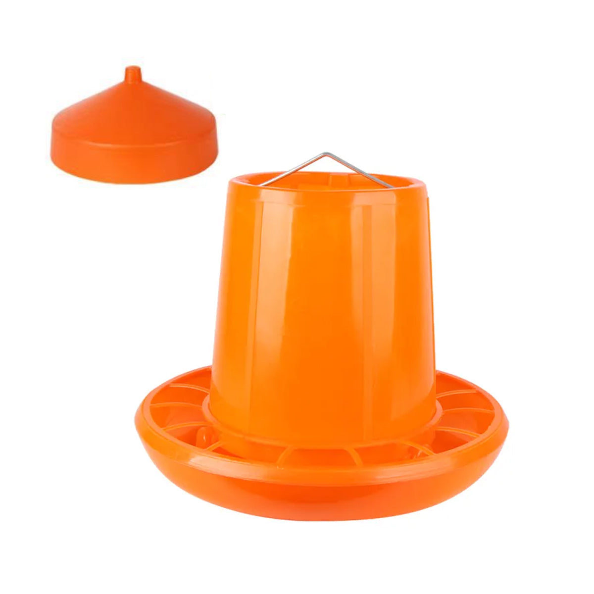 10KG Chicken Feeder Pail With Steel Handle